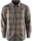 MEN'S DISMOKE PLAIDATCH FLANNEL SHIRT - SMOKE PLAID 3X-LARGE